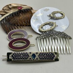 Hair Accessory Set - Gold and Silver